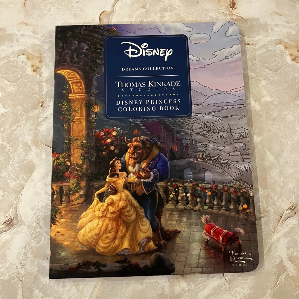 Disney Dreams Collection Thomas Kinkade Studios Disney Princess Coloring Book
